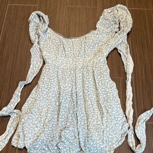 Altar'd State Blue Floral Dress